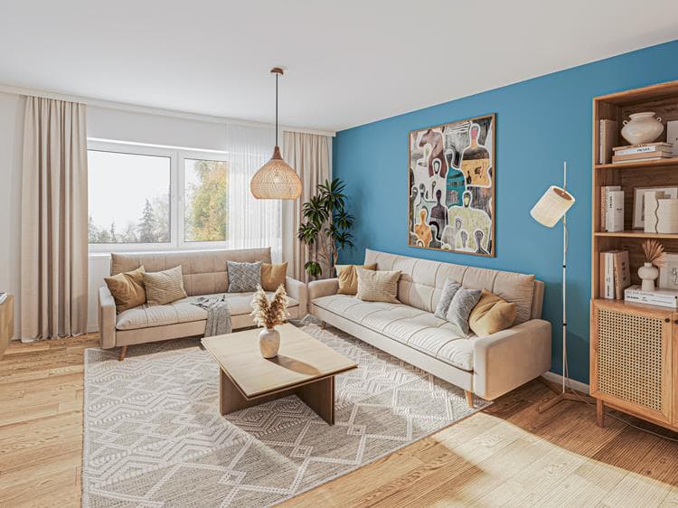 4,5 Zimmerwohnung mit 2 Balkonen und Tiefgaragenstellplatz in Besigheim